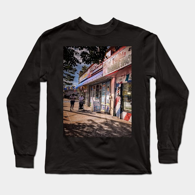 Mott Haven, Bronx, New York City Long Sleeve T-Shirt by eleonoraingrid